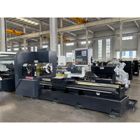 Tour CNC CK6180, Diamètre de coupe maximal 800 mm, Avance rapide 4/6 mètres/minute, Utilisé pour l'usinage stable de grandes pièces