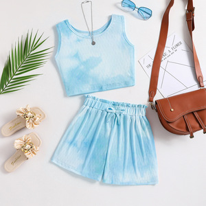 <span class=keywords><strong>ชุด</strong></span>กีฬา<span class=keywords><strong>เด็ก</strong></span>ผู้หญิงขนาดใหญ่เสื้อครอป<span class=keywords><strong>มัด</strong></span><span class=keywords><strong>ย้อม</strong></span>แขนกุดทันสมัยสำหรับฤดูร้อน2025 - Product Image 5