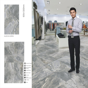 Atlantis Ivory Beige Glossy Porcelain Tiles 60x120cm Glazed Floor Wall for Luxury Interior Projects - Product Image 3