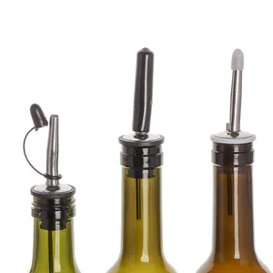 Edelstahl klassische Flaschen-Gießer mit Konischem Auslauf Olivenöl-Lichor-Lichor-Flasche Geschwindigkeits-Gießer