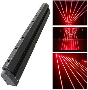 2024 luce laser a otto occhi a singolo punto rosso con luce a fascio a comando vocale luce ktv da discoteca - Product Image 4