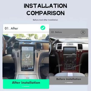 Autoradio Android 12 avec écran vertical 256G pour Cadillac Escalade 2007 2008-2014, navigation GPS, Carplay, lecteur multimédia stéréo - Product Image 3