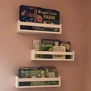 Living Room Furniture <strong>Shelves</strong> <strong>on</strong> Wooden Walls <strong>Book</strong> <strong>Shelf</strong> Wooden Wood <strong>Shelf</strong> Furniture - Product Image 5