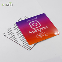 Carte NFC PVC étanche avec puce NTAG213 prête à être expédiée pour le contrôle d'accès, modèle DIAC100-DE, fabriquée dans le Zhejiang