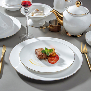 YAYU — service de <span class=keywords><strong>vaisselle</strong></span> en porcelaine française blanche,, produit haut de gamme, service de <span class=keywords><strong>vaisselle</strong></span> allemande en céramique, os fin, chine, <span class=keywords><strong>vaisselle</strong></span> personnalisée - Product Image 2