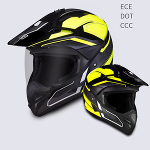 หมวกกันน็อคสำหรับรถจักรยานยนต์ผู้ชาย ได้รับการรับรองมาตรฐาน Dot ECE รุ่นใหม่ ผลิตจากวัสดุ ABS สำหรับขี่ออฟโรด ลงเขา AM DH ครอส คาสโก้ โมโตครอส คาปาเซเต้ - Product Image 5