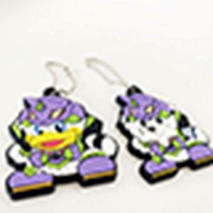 2024cheap Factory 2d Custom Shaped Die Cut Rubber Keyring Soft Pvc Keychain for Gifts - Product Image 2