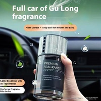 Rafraîchisseur d'air pour voiture moderne Parfum de poire longue durée Éclairage d'ambiance Ornement de siège en verre pour l'élimination des odeurs intérieures Non