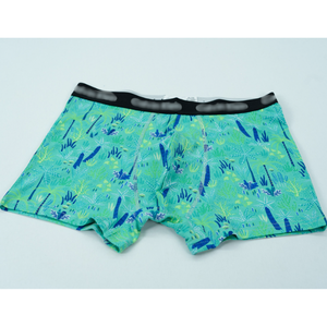 Calzoncillos bóxer de algodón tejido de tiro medio para hombre, personalizados, transpirables, ecológicos, de secado rápido, con costuras premium y estampado. - Product Image 2