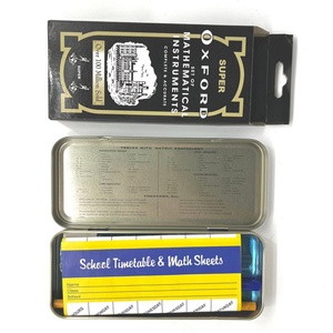 Ensemble de 14 instruments mathématiques Oxford en métal, best-seller, pour les écoliers - Product Image 3