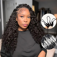 Tresses sans nœuds Miracle en cheveux humains, pré-séparées, bouclées birmanes, extensions de cheveux humains au crochet 100% naturels et bruts