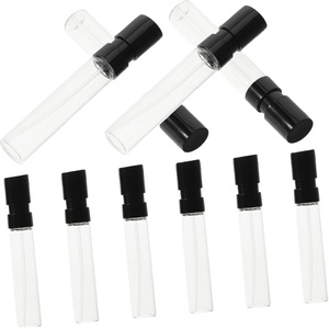 Flacons vaporisateurs miniatures de luxe fantaisie en verre transparent de 1,5 ml et 2 ml, flacons vides pour échantillons de parfum avec atomiseur, sérigraphie - Product Image 4