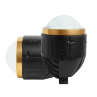 Phare antibrouillard LED 3.0 pouces avec lentille de projecteur 140W, ensemble d'éclairage de conduite pour voiture, compatible RHD LHD
