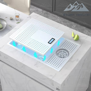 Wayon blanc bar évier petit évier Mini évier île Invisible petite taille évier café caché tasse dispositif de lavage - Product Image 4