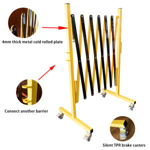 <span class=keywords><strong>Barricade</strong></span> extensible de contrôle de foule de route amovible de 3 mètres - Product Image 4