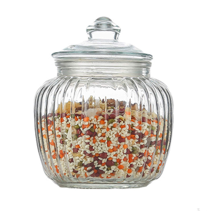 500ml Cylinder <b>Glass</b> Storage <b>Container</b> for Canned Food - Product Image 1