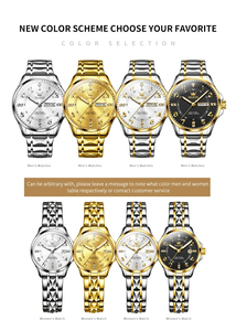Montres à quartz bon marché 2910 pour femmes, bracelet en acier inoxydable, montres-bracelets pour femmes, aiguilles lumineuses, date automatique, <span class=keywords><strong>montre</strong></span> de bureau - Product Image 6