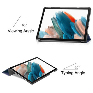 Commercio all'ingrosso della fabbrica di lusso in pelle di PU Tri-fold Stand da 8.7 pollici X110 X115 custodia per Tablet per <span class=keywords><strong>Samsung</strong></span> <span class=keywords><strong>Galaxy</strong></span> <span class=keywords><strong>Tab</strong></span> A9 - Product Image 2