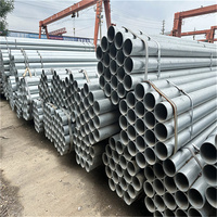 Tuyau en acier galvanisé à chaud ASTM A53 SCH40 1/2 24 pouces pour système d'incendie, échafaudage, conduit BS1387, tôles de soudage et de découpe
