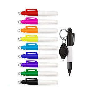 Offre Spéciale – Stylo Marqueur Permanent Miniature Personnalisé Non Toxique avec Porte-clés, Encre Couleur, Idéal Cadeau Promotionnel – Vente en Gros - Product Image 3