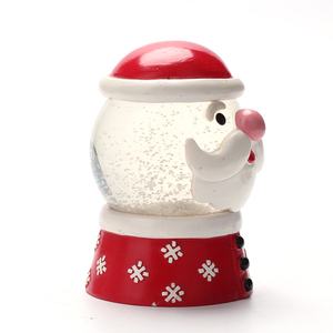 Globo di <span class=keywords><strong>Neve</strong></span> in Resina con Babbo Natale, Regalo Natalizio Artigianale, Souvenir Festivo, Decorazione da Tavolo con <span class=keywords><strong>Neve</strong></span> Scintillante - Product Image 4