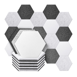 Pannelli Acustici Autoadesivi ad Alta Densità, Design Moderno, Insonorizzanti e Fonoassorbenti, Dimensioni 30x30cm - Product Image 3