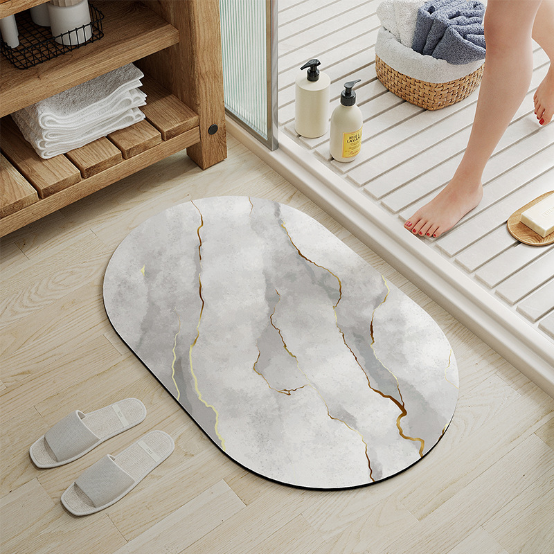 Tapis de salle de bain en terre de diatomées - Liang Sheng