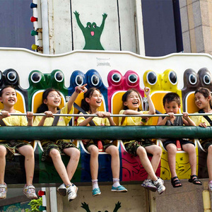 Parc à thème manèges les plus populaires Mega Drop Jumping Frog Games Jeu d'extérieur Frog <span class=keywords><strong>Jump</strong></span> Kiddie Crazy Jumping Frog - Product Image 5