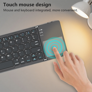 SYX Custom Portable Three-Channel Folding Business Keyboard Wireless BT USB TYPE-C Rechargeable New <strong>Digital</strong> Office Equipment - Product Image 6