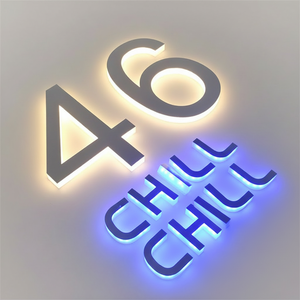 Produttore Letrero Custom 3D lettere negozi segni retroilluminati edificio luminoso segno di Business Logo vetrina esterna lettera a LED - Product Image 2