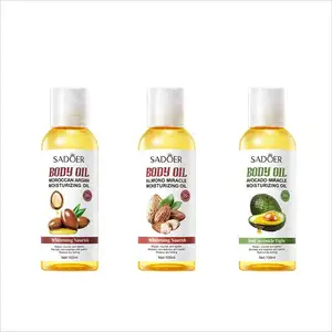 Vegan sfuso Cruelty Free Skin Care massaggio sbiancante olio per il corpo idratante antirughe lenitivo per il corpo olio essenziale