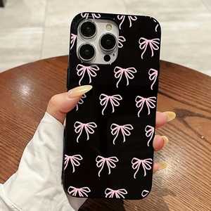 Nuevo Producto: <span class=keywords><strong>Funda</strong></span> para Teléfono Móvil con Lazo Rosa y Pantalla Completa para <span class=keywords><strong>iPhone</strong></span> 17 <span class=keywords><strong>Pro</strong></span> Max, 15, 11, <span class=keywords><strong>14</strong></span>, Carcasa Brillante con Acabado Gelatinoso - Product Image 1