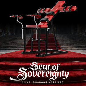 Chaise BDSM SM <span class=keywords><strong>Royal</strong></span> Throne, mobilier de bondage réglable, banc de contention, équipement de jeu pour adultes, chaise sexuelle à structure métallique robuste - Product Image 3