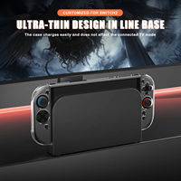 Étui rigide PC transparent pour Switch 2 housse de protection fendue housse de protection Anti-chute coque de protection anti-rayures étui de protection en cristal