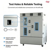 Chambre d'essai de stabilité à trois compartiments, grande capacité 640L, à contrôle indépendant et à données stables, pour laboratoire