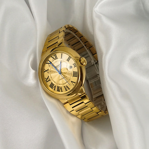 Reloj Mecánico Automático de Lujo para Hombre, Esfera Redonda de 38 mm, Números Romanos, Visualización de Fecha, Cristal de Zafiro, Cierre Plegable - Product Image 1