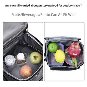 Outdoor Camping Oxford 15L Waterproof Reusable Durable Insulated Cooler <b>Backpack</b> for <b>Lunch</b> <b>Bag</b> Picnic - Product Image 3