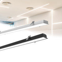 Luminaire suspendu linéaire à intensité variable 36W LED IP40 avec détecteur de mouvement, garantie 5 ans, luminaire suspendu pour bureau