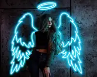 Custom Flex Acrylic LED Advertising Signs, Angel Wings
