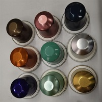 Cápsulas de Café Vacías de Aluminio Compatibles con Nespresso, Envases para Cápsulas de Café