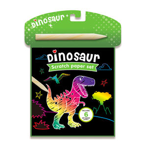 Set Buku Gambar Dinosaurus untuk Anak-Anak-Unisex Kertas 8,5 Inci Kit Aktivitas Kreatif DIY untuk Hadiah Ulang Tahun Hari Anak - Product Image 6