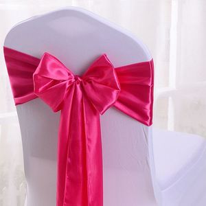 Décorations de fête : Housses de chaise et nœuds de chaise pour mariage, noir et blanc - Product Image 3