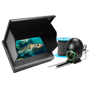 Caméra de pêche <span class=keywords><strong>sous</strong></span>-<span class=keywords><strong>marine</strong></span> 4,3 pouces avec moniteur, câble de 20 m, vision nocturne pour la pêche sur glace, aquaculture, étanche IP68 - Product Image 1