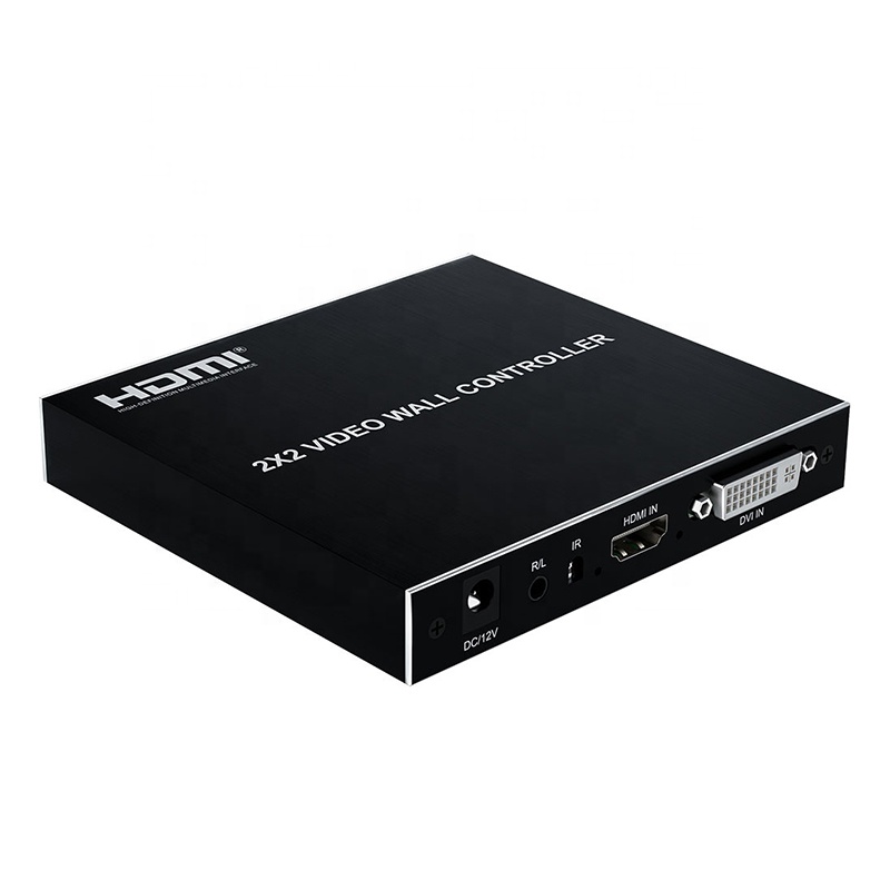 Xput HDMI 2x2 4 Channel TV Video Wall Processor Controller 2*2 Support 1x1 1x2 1x3 1x4 2x1 2x2 3x1 4x1 modes