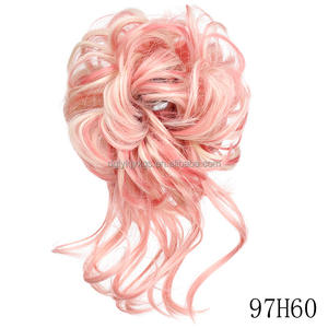 <span class=keywords><strong>Chignon</strong></span> bouclé synthétique avec bande élastique, <span class=keywords><strong>chignon</strong></span> désordonné, extensions de cheveux pour femmes - Product Image 5