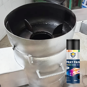 GORVIA P401H Heat Resistant Aerosol Spray <strong>Paint</strong> for Automotive Parts Machinery and High Temperature Metal Surfaces - Product Image 5