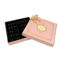 Boîtes cadeaux en carton rigide avec insert en plastique, emballage personnalisé, 25 pièces
