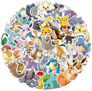 สติกเกอร์การ์ตูนอนิเมะน่ารัก 50 ชิ้นสำหรับแล็ปท็อปวัยรุ่น สติกเกอร์กันน้ำลายมอนสเตอร์เท่ๆ สำหรับขวดน้ำผู้ใหญ่ - Product Image 2