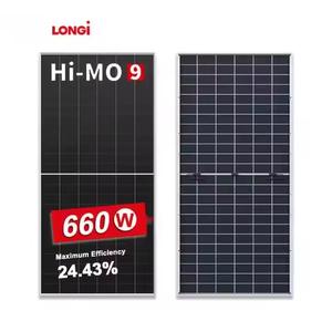 ประสิทธิภาพดีเยี่ยมสำหรับแผงโซลาร์เซลล์ Hi-MO9 LR7-72HYD 625-660W HJT BIPV N-Type Monocrystalline Bifacial PV Module สำหรับที่อยู่อาศัย - Product Image 6