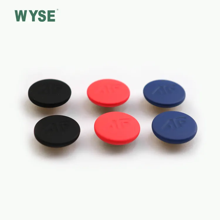 Factory direct Custom made engraved logo colorful rubber painted spring metal snap button for garment accessories
